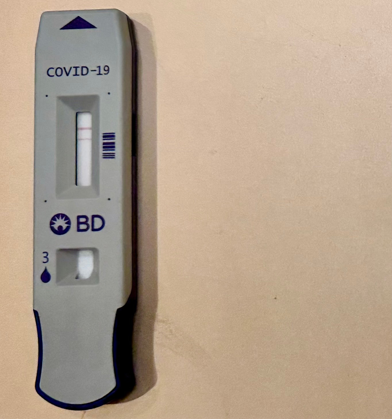 Two Lines are not Positive in this Covid Test