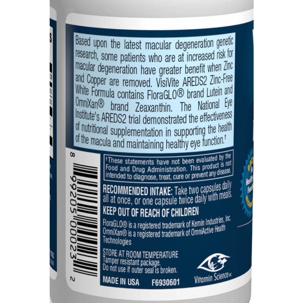 AREDS 2 Zinc-Free Eye Vitamin