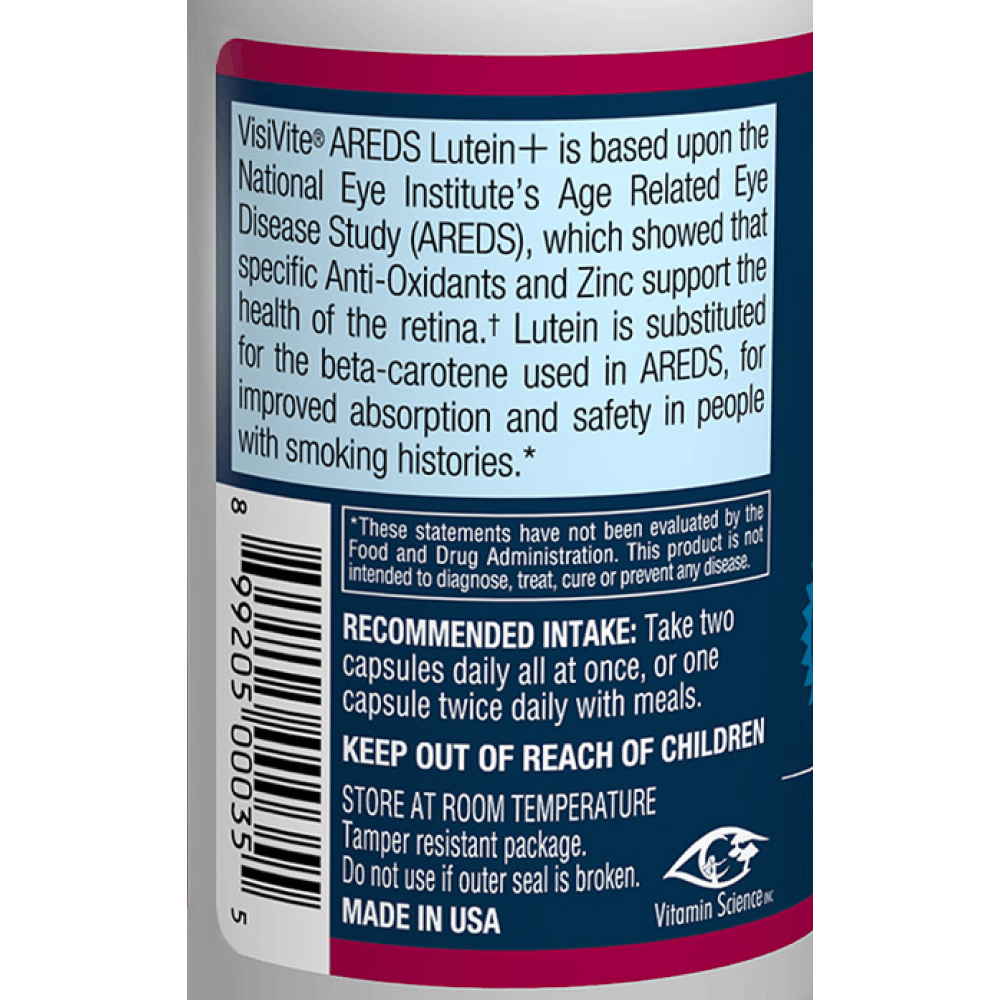 AREDS Lutein+ Eye Vitamin Formula