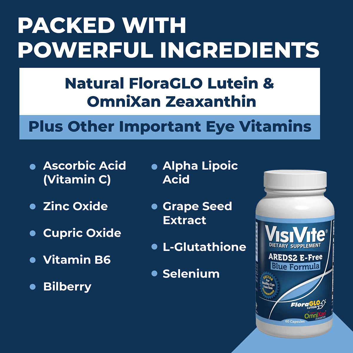 AREDS 2 E-Free Blue Eye Vitamin Formula