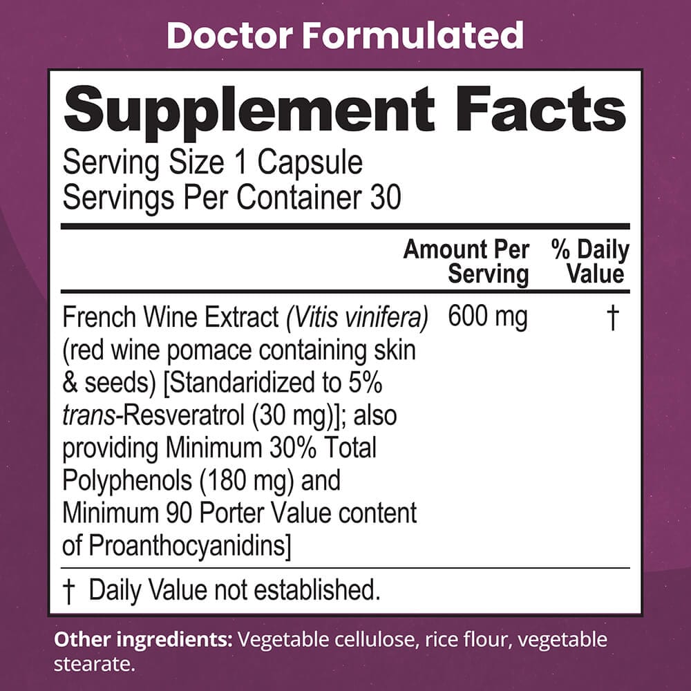 Reziva® Resveratol Supplement Formula