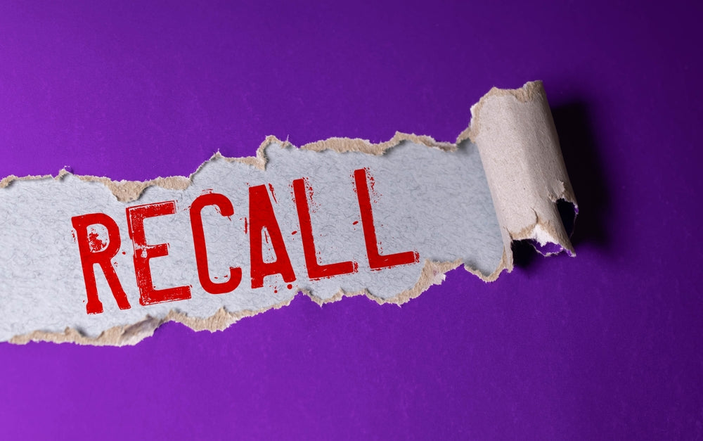 Large scale voluntary recall of several eye care products