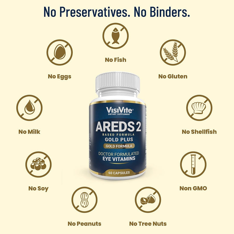 AREDS 2 PLUS+ Gold Eye Vitamin