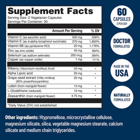 AREDS 2 PLUS+ Gold Eye Vitamin