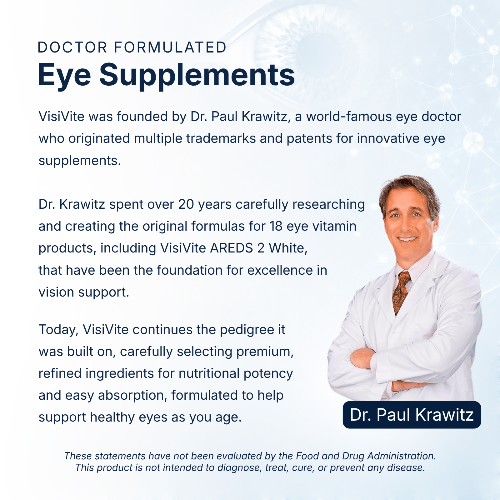 AREDS 2 White: Zinc-Free Eye Vitamin