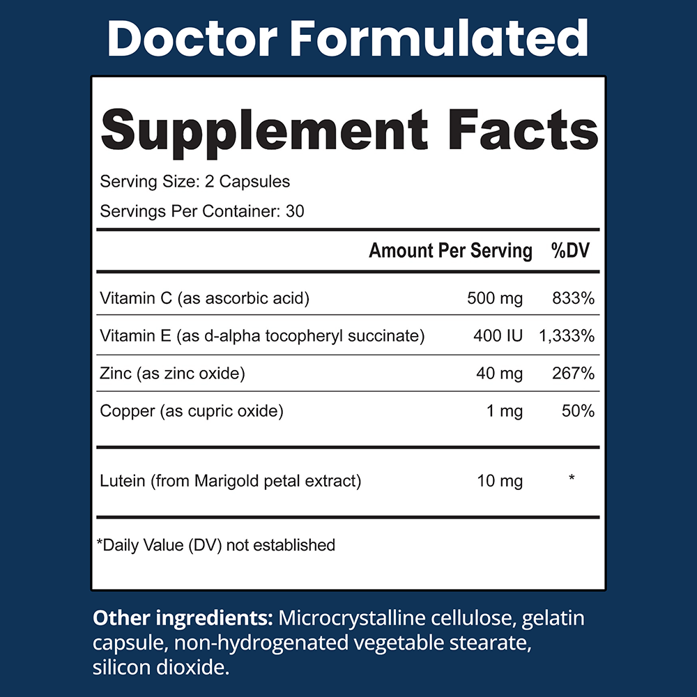 AREDS Lutein+ Eye Vitamin Formula